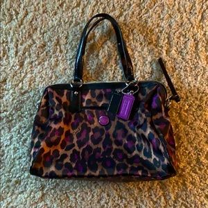 Leopard Print Coach Bag